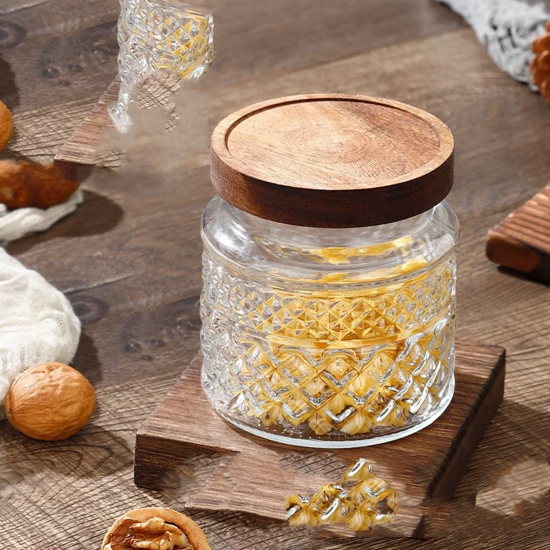 Title 5, Glazen voorraadpotten voor snacks thee en huish...