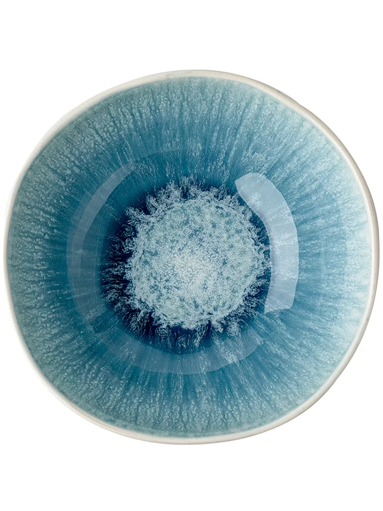 Title 2, Good-looking Ice Crack Salad Bowl, a creative c...
