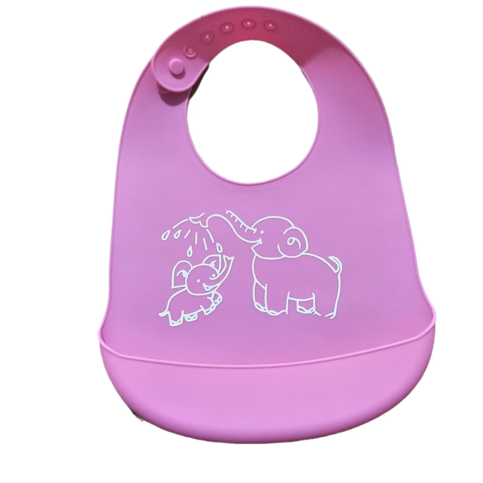 Babador infantil impermeável de silicone comestível Classe A Protege roupas, fácil de limpar, seguro, sem BPA, perfeito para bebês e crianças pequenas. — foto 2
