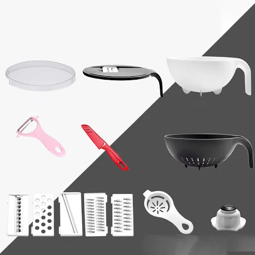 Title 2, Household Multi-function Vegetable Cutter Radis...