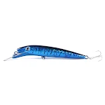 Big Sea Trolling Angelköder 20cm 49g Metallzunge Wobbler Kunstköder Minnow für das Meeresangeln, fängt große Fische. — foto 3