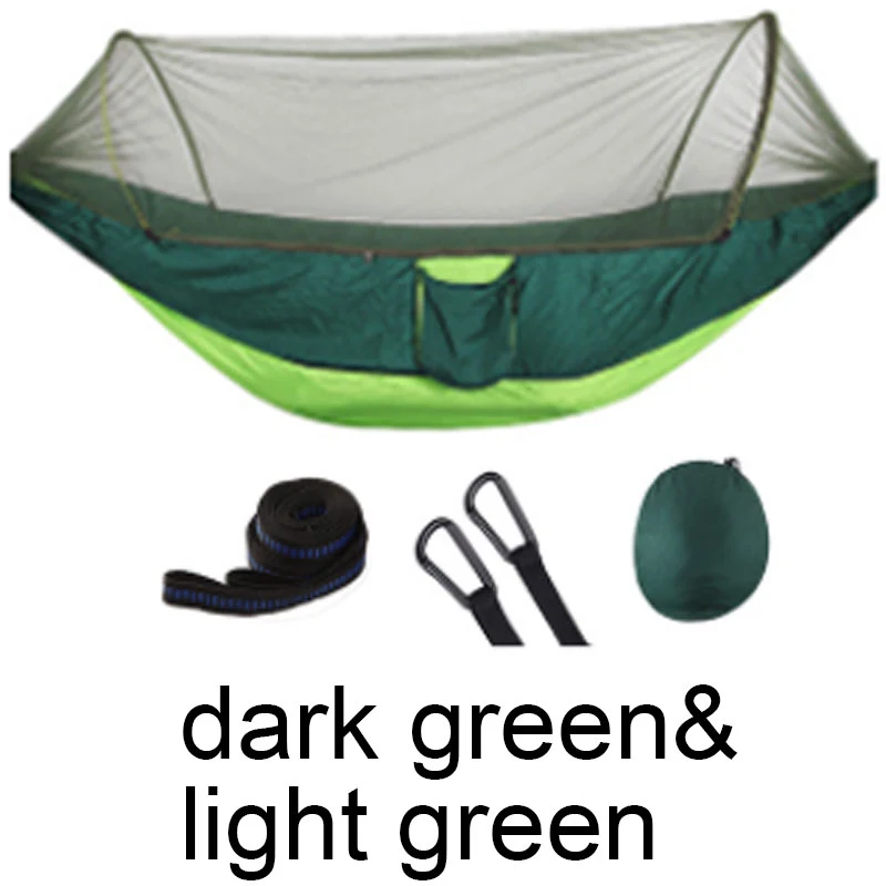 Rede de Descanso Portátil para 2 Pessoas com Mosquiteiro Integrado, Perfeita para Camping e Proteger-se de Mosquitos ao Ar Livre. — foto 5
