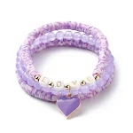 Pulseira LOVE com miçangas de argila polimérica Jade, Topázio e Jade Malaia. Demonstre seu amor com elegância e charme. — foto 4