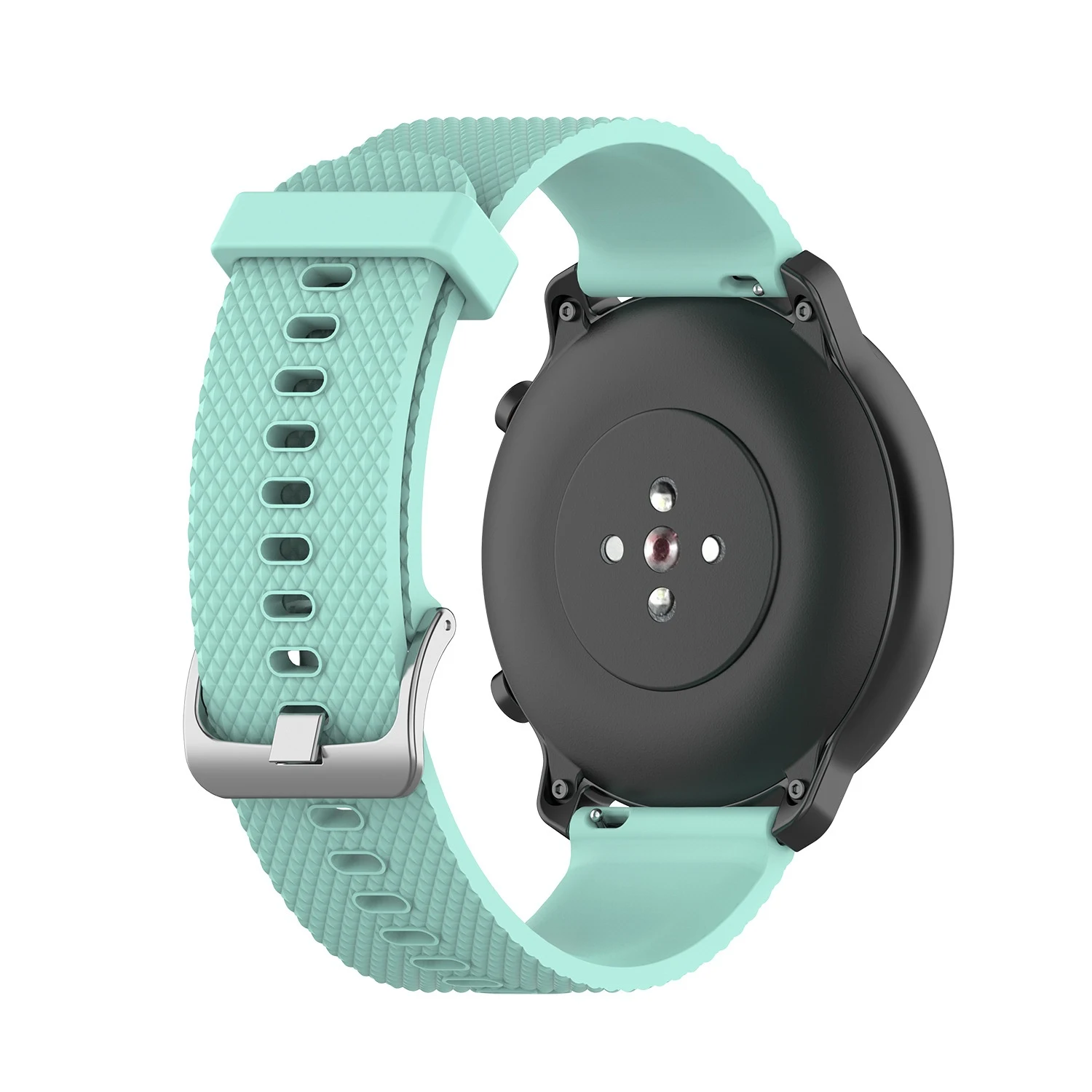 Pulseira esportiva com fivela de aço siliconado texturizado. Conforto, resistência à água e ideal para esportes e atividades físicas. — foto 13