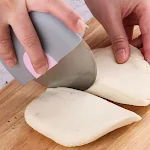 Stainless Steel Pizza Cutter, Round Roller Biscuit Knife, Kitchen Tool with Lid. The perfect pizza wheel for slicing and — photo 6