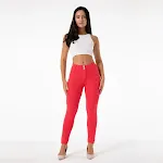 Red knitted