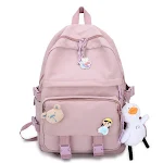 Mochila Harajuku Ulzzang Estudiante de Secundaria Gran Capacidad Mujer Estilo Casual Universitario Tendencia — foto 5