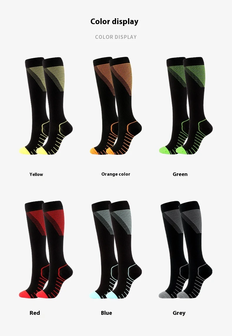 Title 3, Xun New Color Pattern V-shaped Compression Stoc...