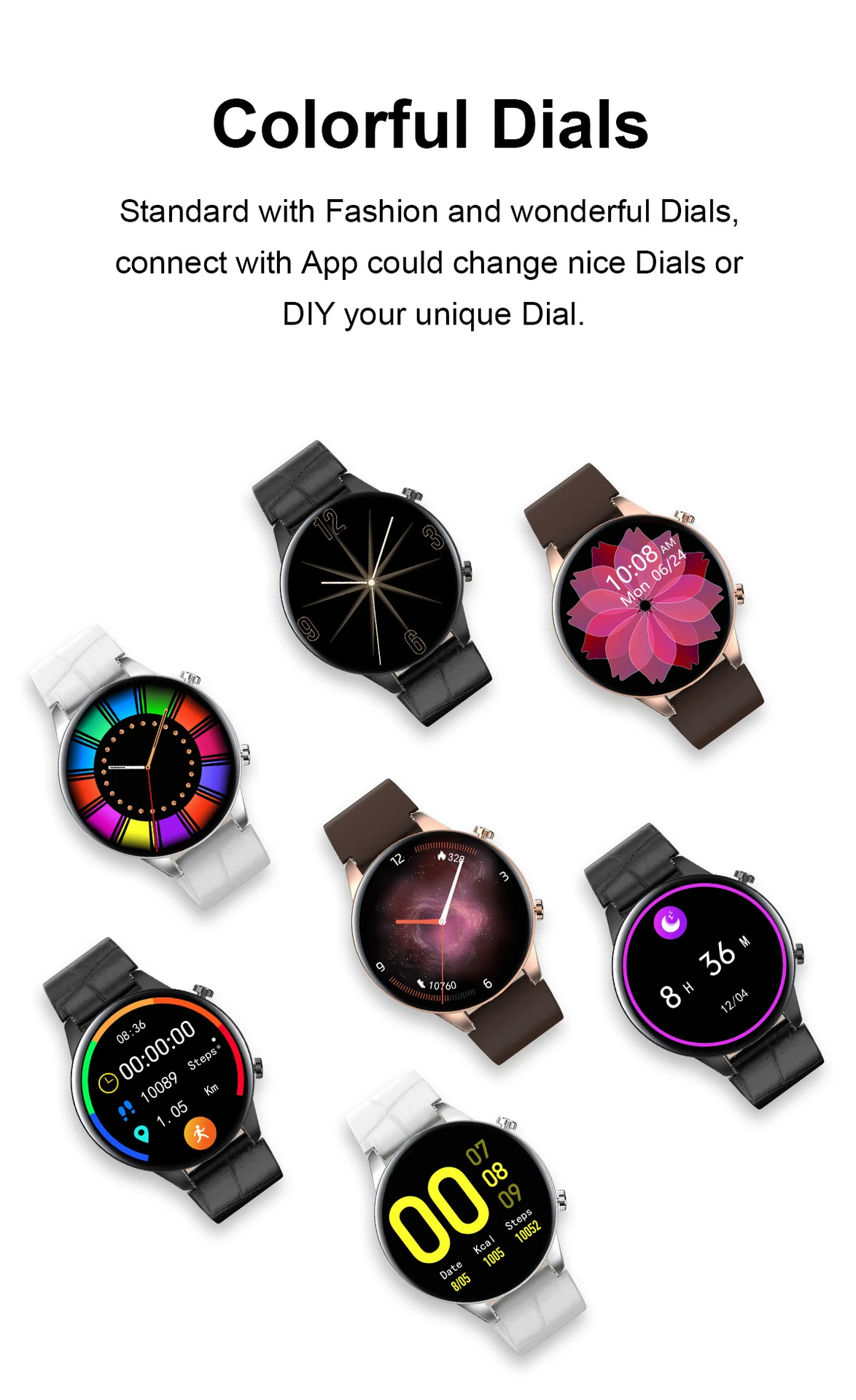 Title 20, LA08 Full Touch Light and Thin Smartbracelet Mo...