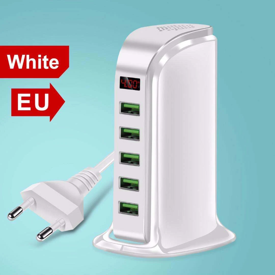 Title 4, Caricatore intelligente USB a cinque porte Rica...