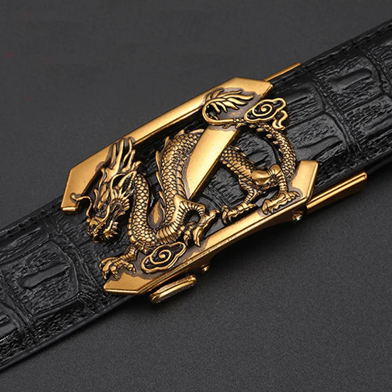 Title 6, Mens automatic buckle leather belt. Experience...