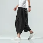 Ice Silk Cropped Beach Pants Loose Bloomers for ultimate summer comfort. Lightweight, breathable, and perfect for the be — photo 1