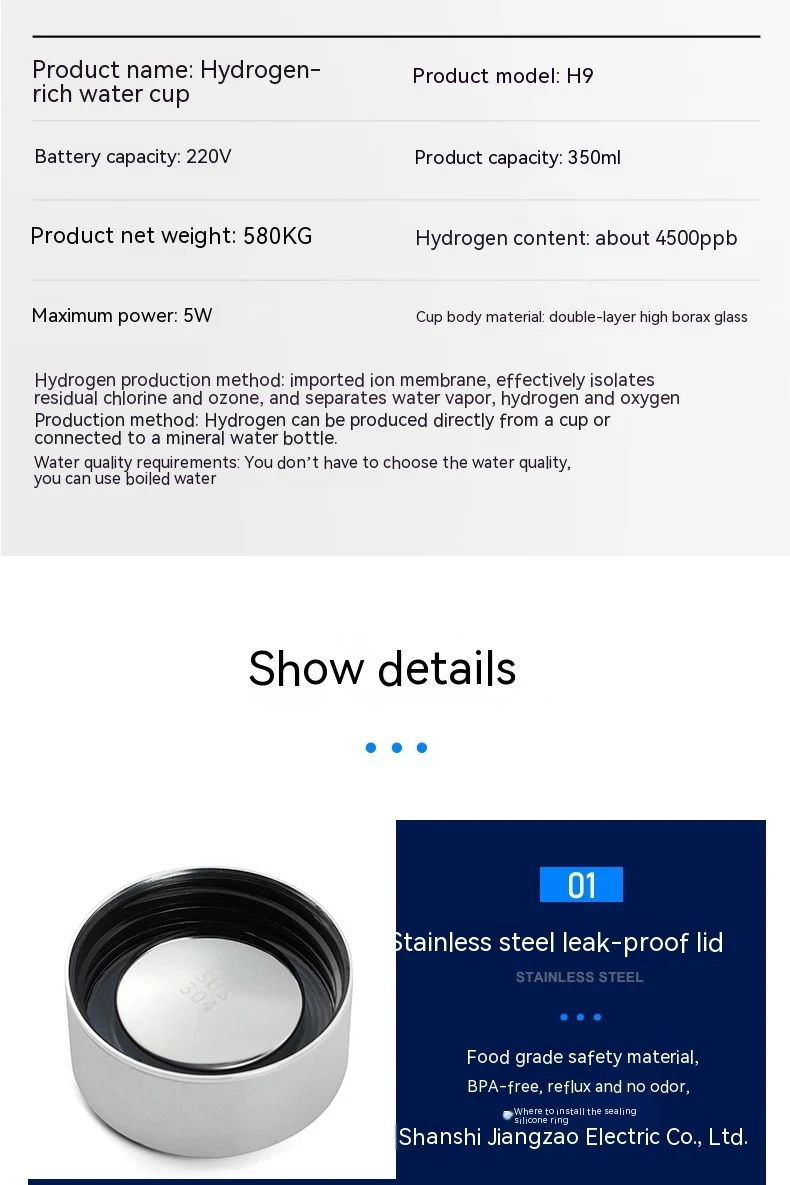 Title 6, Experience 8000ppb Hydrogen-Rich Water. Enhance...