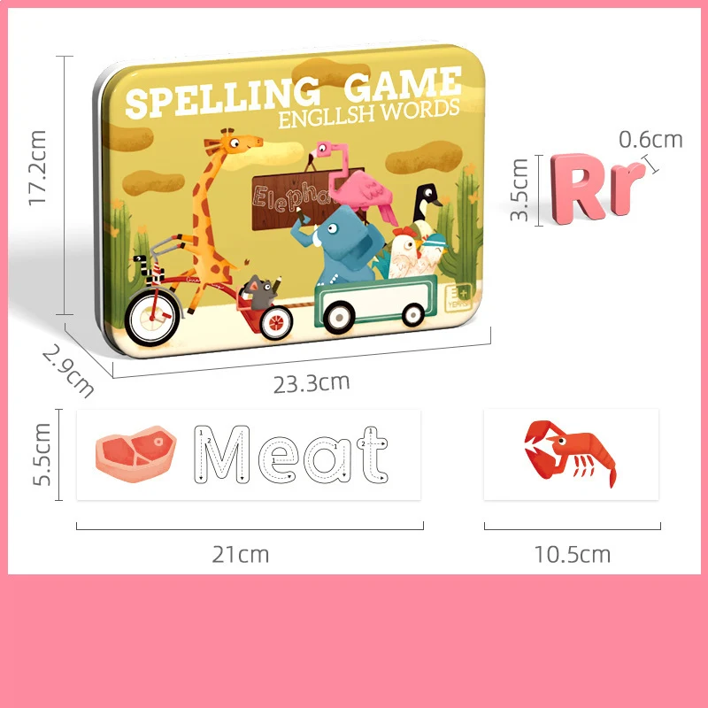 Early Childhood Education Enlightenment English Card Matching Assembly Toys, a fun and engaging way to learn and build e — photo 9