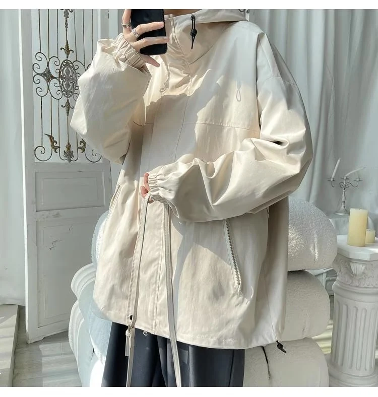 Men's Outdoor Jacket Coat Spring and Autumn Style, Perfect for Hiking and Everyday Use, Wind and Light Rain Resistant, C — photo 11