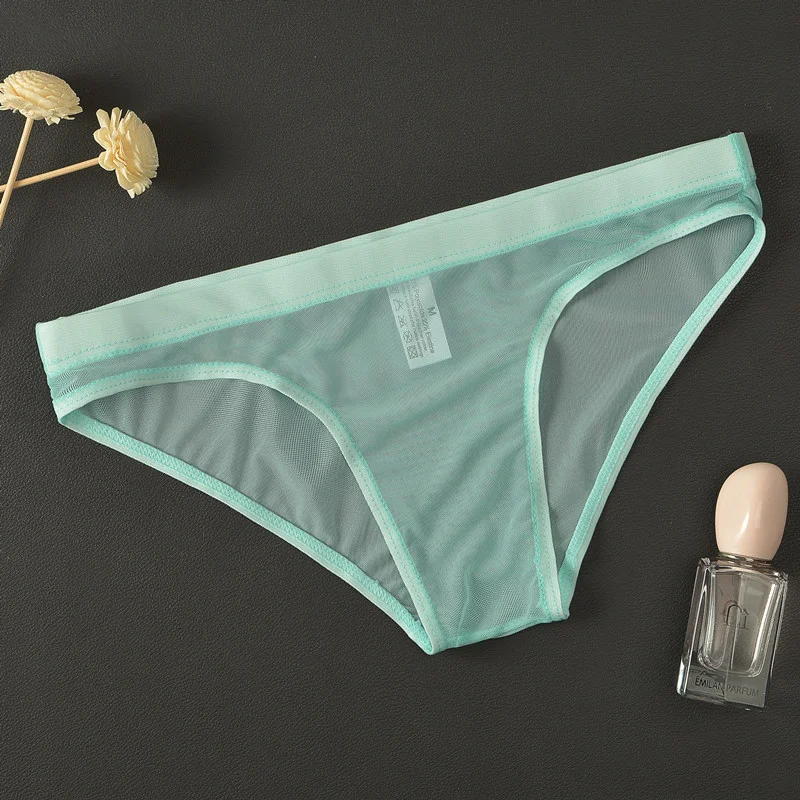 Men's Nude Feel Transparent Thin Mesh Briefs, designed for ultimate comfort and a barely-there feel, providing breathabi — photo 3