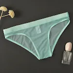 Men's Nude Feel Transparent Thin Mesh Briefs, designed for ultimate comfort and a barely-there feel, providing breathabi — photo 3