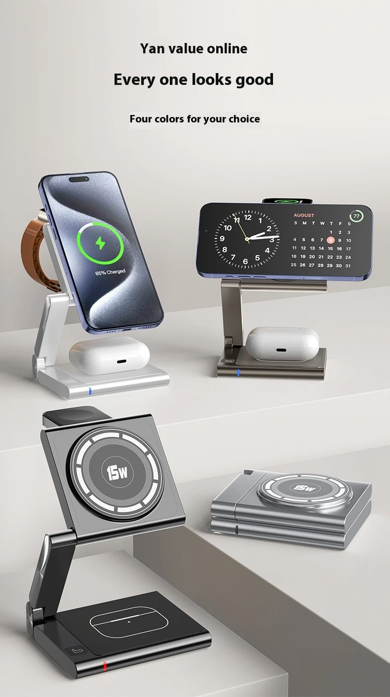 Title 7, Folding Mobile Phone Headset Watch Three in One...
