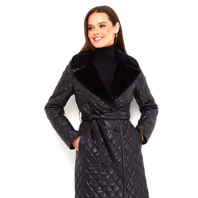 Title 4, Giacca slim-fit invernale con lacci, risvolto, ...