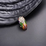 Crystal Vintage Summer Cicada Corsage Brosche, ein hochwertiges Tierbrosche für Damen, perfekt als stilvolles Accessoire im Sommer. — foto 2
