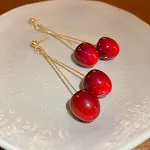 Red Cherry Earrings