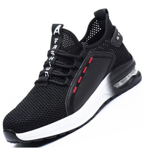 Title 6, Mesh Fly Woven Anti-smashing Work Shoes for ult...