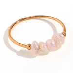 Anel de aço inoxidável luxuoso e leve. Elegância duradoura e design sofisticado para homens e mulheres. Um toque de luxo para o seu dia a dia. — foto 7