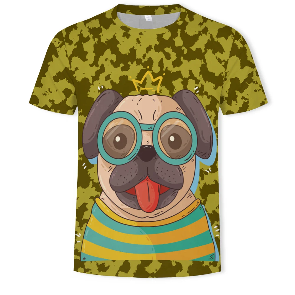 Title 3, Camiseta 3D para cachorro com estampa de camufl...