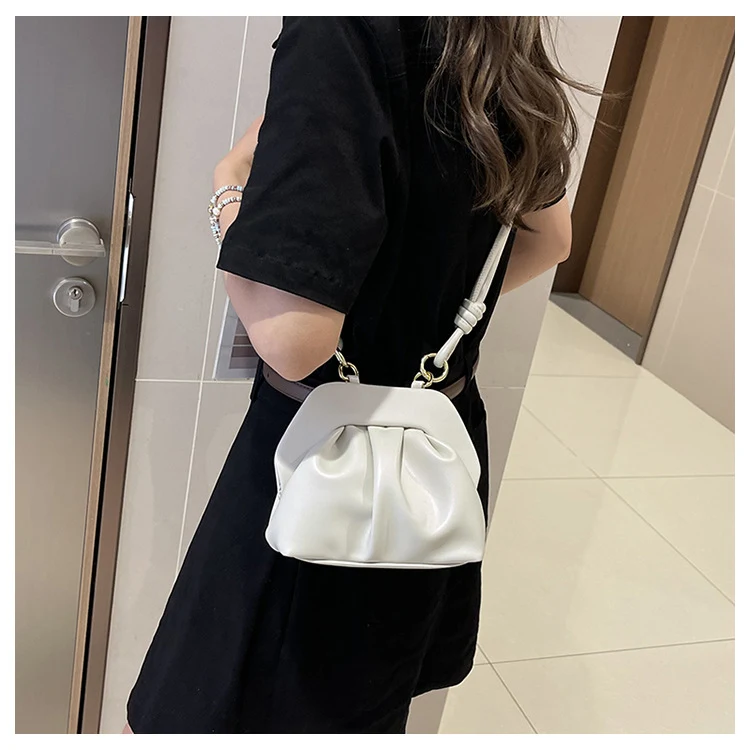Title 24, Bolsa mensageiro de ombro com concha de prata d...