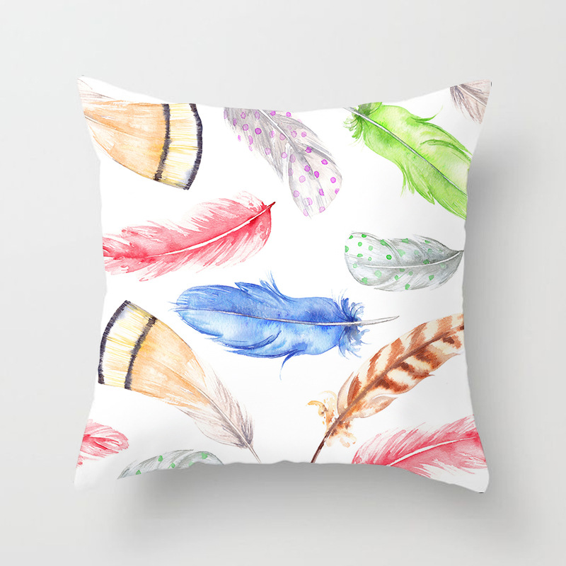 Capa para sofá com almofadas de pena e toque de pele de pêssego Transforme sua sala com conforto e estilo. Maciez e aconchego para um descanso superior. — foto 5