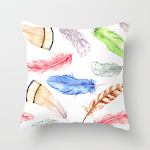 Capa para sofá com almofadas de pena e toque de pele de pêssego Transforme sua sala com conforto e estilo. Maciez e aconchego para um descanso superior. — foto 5