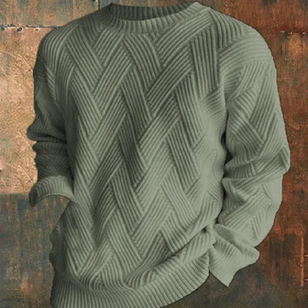 Title 2, Loose fashion casual versatile mens sweater pe...
