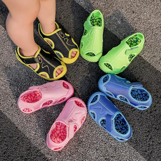 Title 6, Sandalias Baotou con Velcro para Niños Comodida...