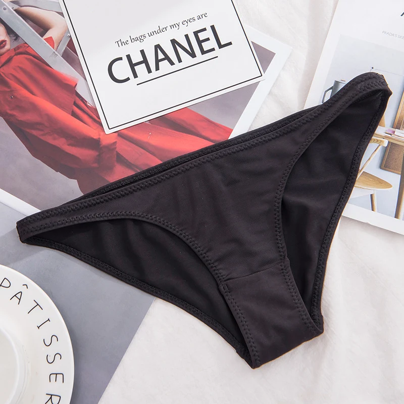 Lage taille dames slip met T-rug en half-slip design voor een gladde look en optimaal comfort onder kleding. — foto 2