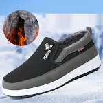 Herren Casual Herbst- und Winter-Schuhe, neu, wattiert mit Samt, ideal für kalte Tage, bieten Wärme und Komfort. — foto 5