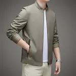 Men's Polo Collar Jacket Stylish and Comfortable Coat Perfect for Everyday Wear and Casual Outings Versatile Design and — photo 11