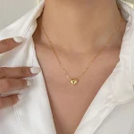 Colar com pingente de amor em prata esterlina para mulheres, acessório de moda e personalidade, presente ideal para expressar amor. — foto 5