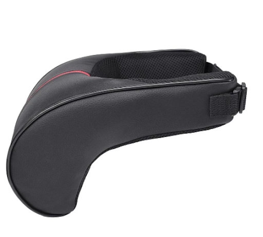 Title 4, Leather Car Headrest Pillow Provides neck and h...