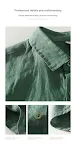 Men's Summer Short Sleeve Pure Linen Shirt Breathable, lightweight, and perfect for warm weather. Offers comfort and sty — photo 15