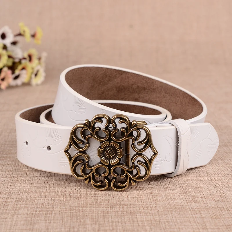 Women's Leather Vintage Decorative Belt — photo 2