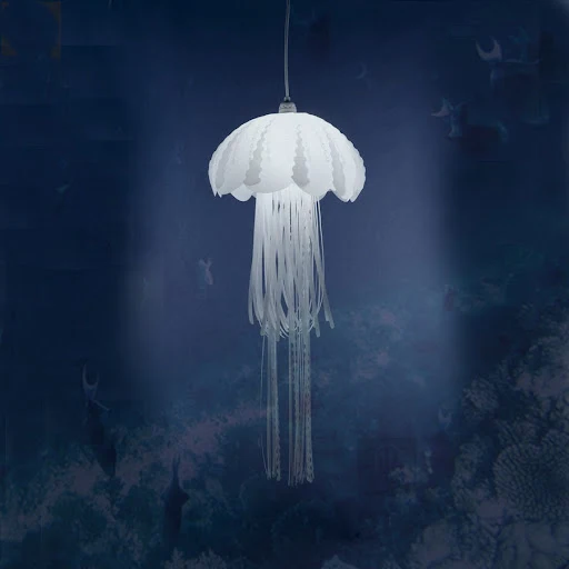 Title 4, Optical Fiber Jellyfish Lamp for TV Aerial Phot...
