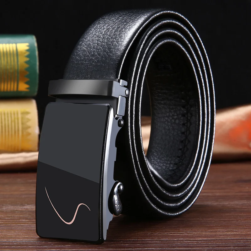 Title 2, Mens Business Acrylic Automatic Belt Effortles...