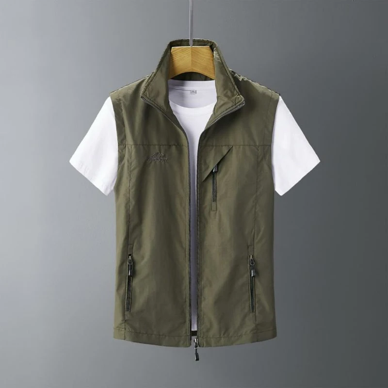 Title 8, Mens Outdoor Casual Rabbit Fur Vest Waistcoat ...