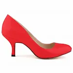 Pointed low-cut thin mid-heel candy-colored shoes offer all-day comfort and style. Elevate your look with these chic sho — photo 17
