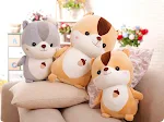 Little raccoon down and cotton plush toy, perfect for cuddling and snuggling. Soft, cuddly, and a great gift for all age — photo 1