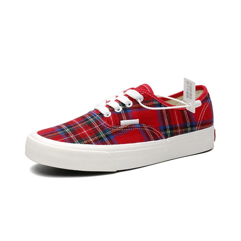 Title 4, Plaid low top canvas casual shoes for everyday ...