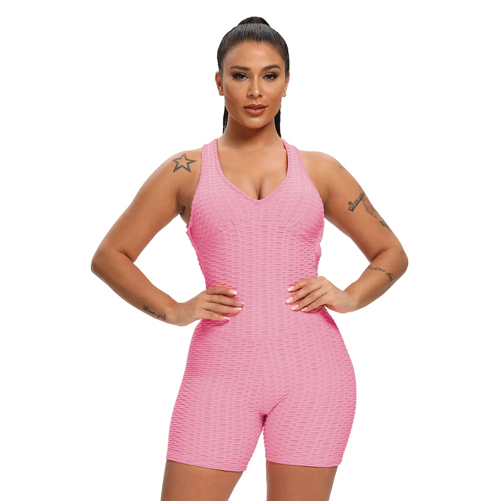 Title 4, Womens Sports and Fitness Slim Jacquard One-pi...