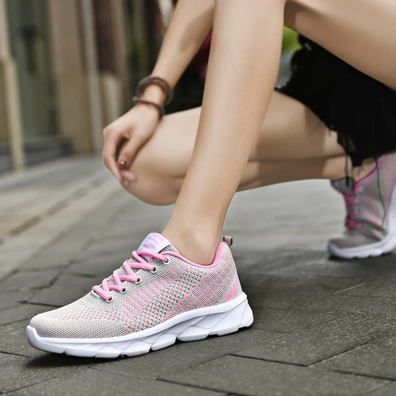 Women's Large Size Breathable Mesh Sneakers Comfortable Lightweight Shoes for Walking and Exercise Perfect for Everyday — photo 1