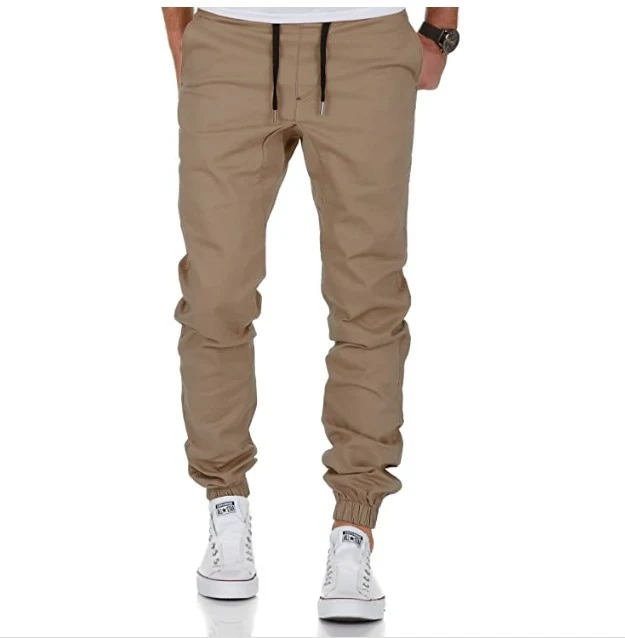 Heren Casual Sportbroek met Elastische Band en Bevestiging Werkkleding Comfortabel en Flexibel Perfect voor Activiteiten en Dagelijks — foto 2