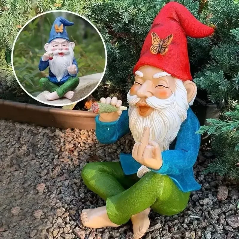 Title 3, Luminous Garden Elf Decorations. Illuminate you...
